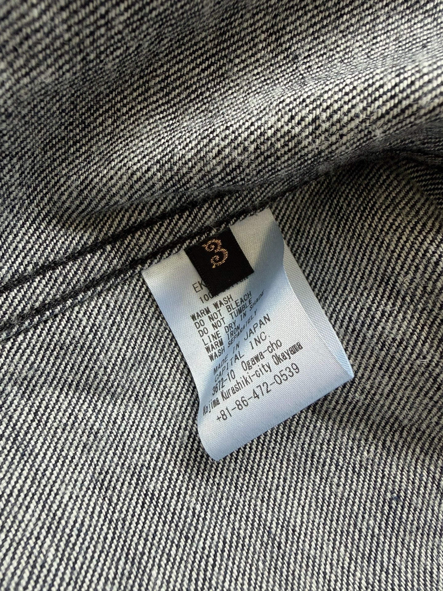 Kapital 26SS Dark Blue Denim Work Jacket