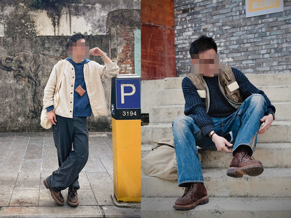 visvim scout moc boots in dark brown