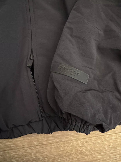 Fear of God Essentials Black Hoodie Jacket