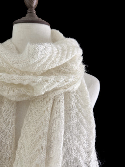 Yohji Yamamoto Noir Open Knit Scarf
