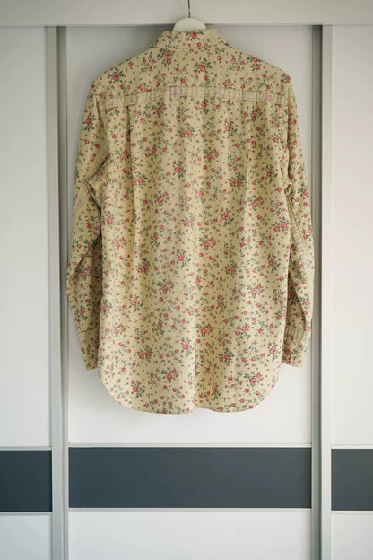 floral print shirt by comme des garcons