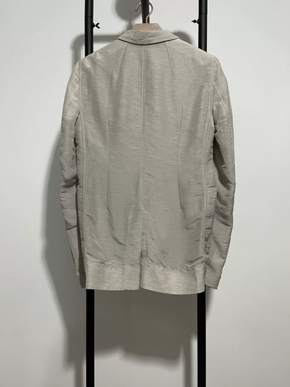 rick owens lightweight tailored blazer jacket