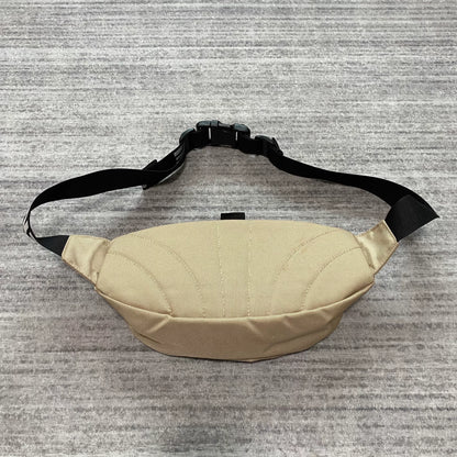 supreme khaki waist bag with shoulder strap
