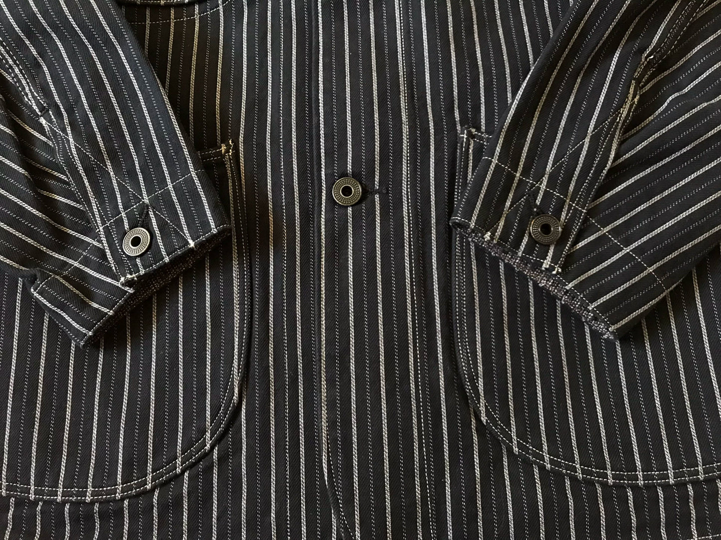 Stevenson Overall Japanese Striped Work Jacket