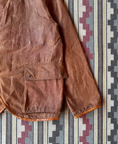 vintage kapital waxed fabric jacket