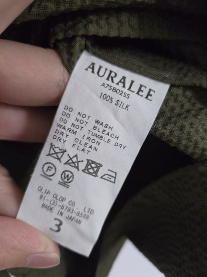 Auralee Silk Harrington Jacket