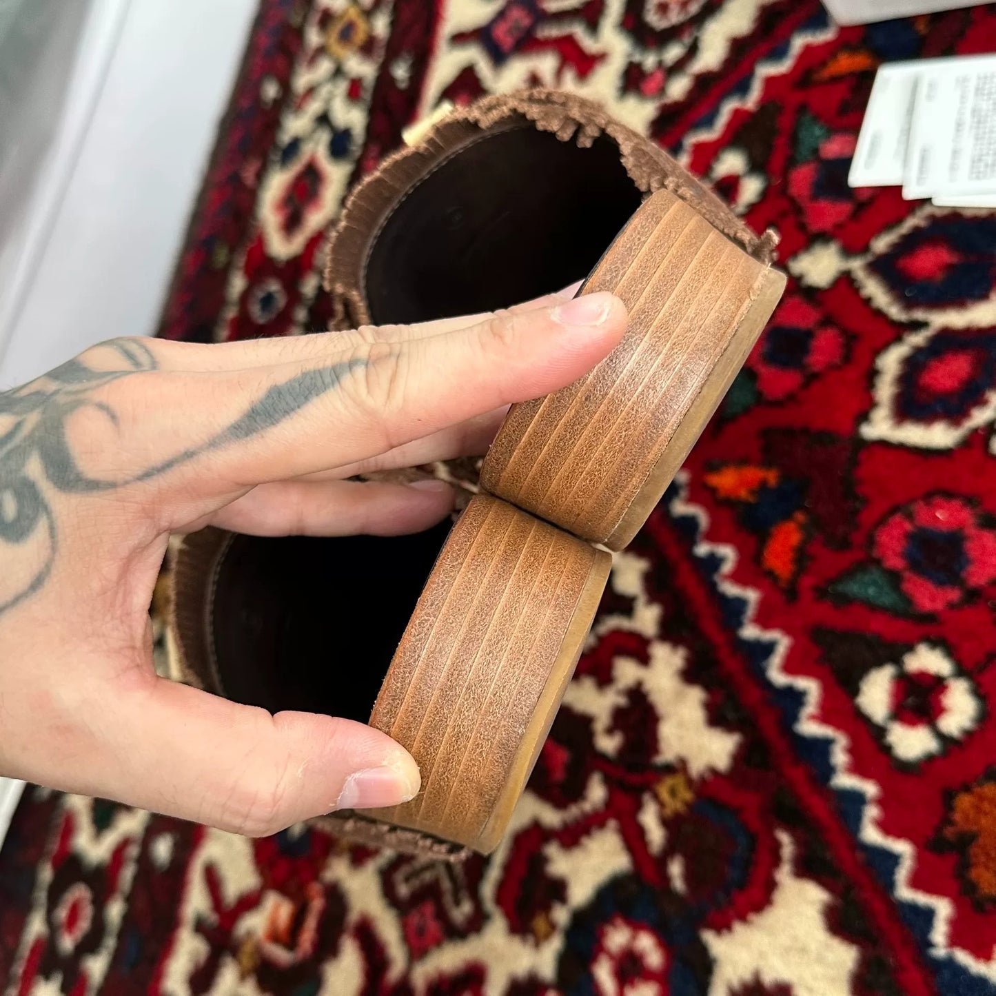 visvim shaman-folk sandals size M