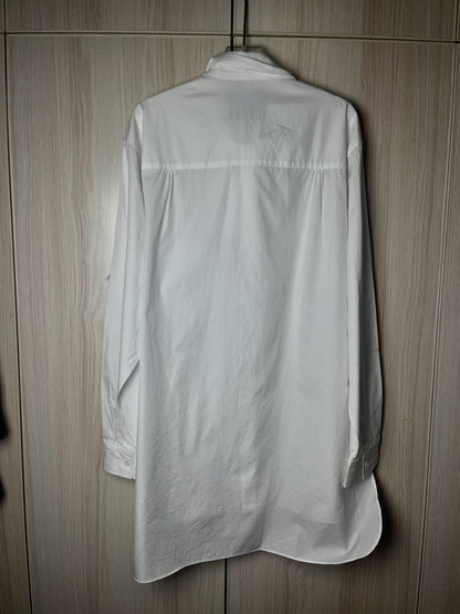Yohji Yamamoto 22AW Double Scarf Collar Shirt
