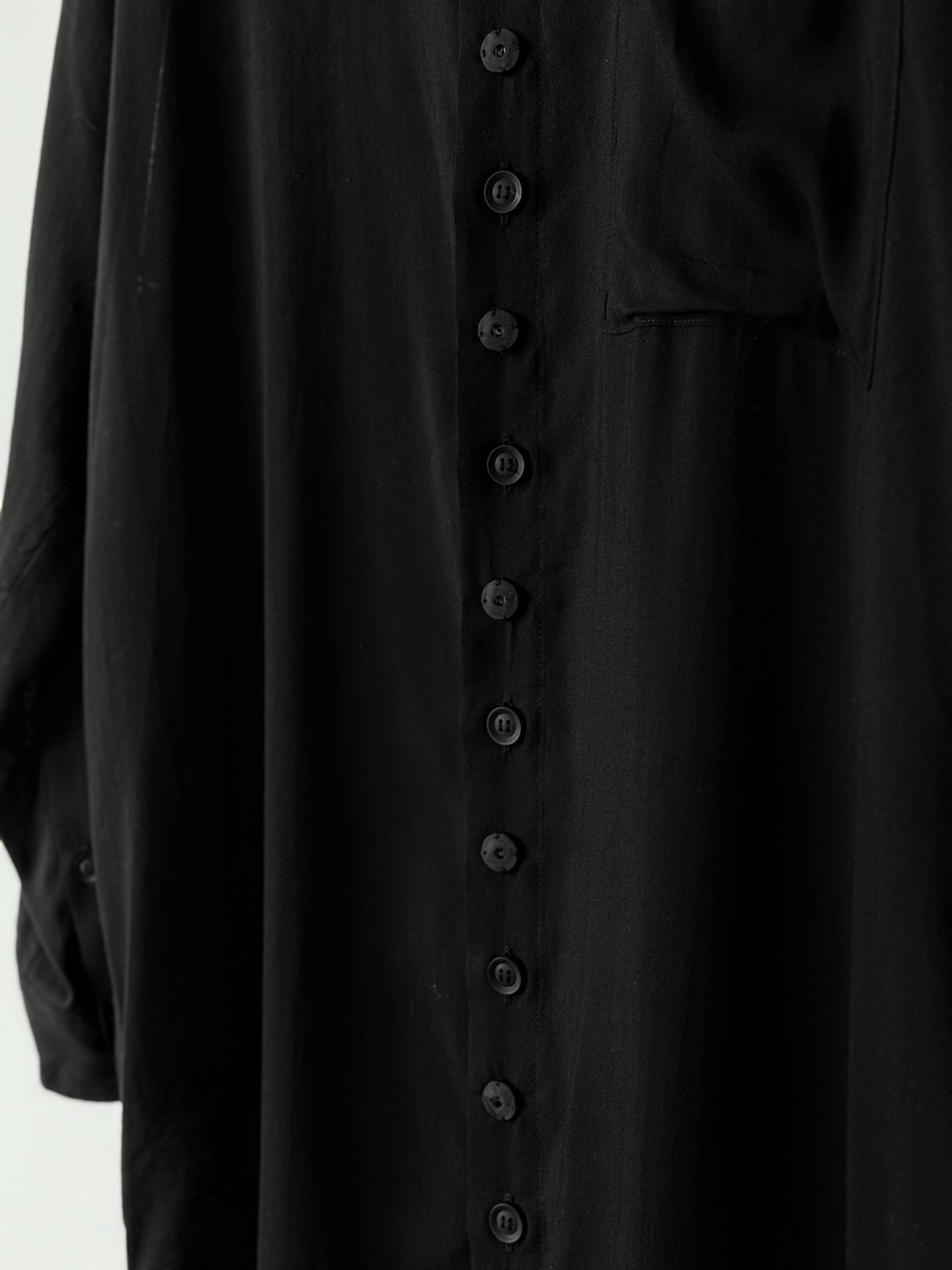 Yohji Yamamoto Pleated Patch Shirt