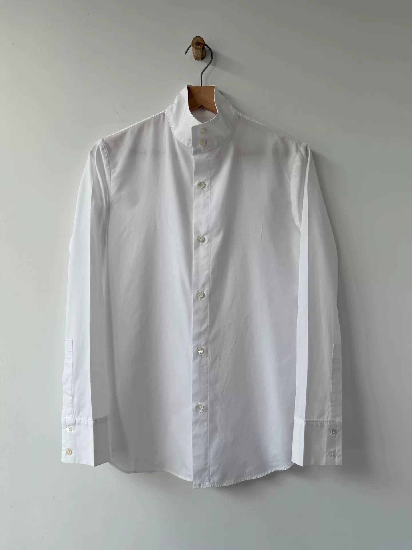 Yohji Yamamoto Long Sleeve White Shirt