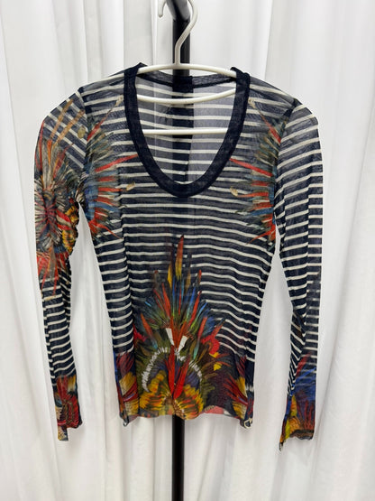 Jean Paul Gaultier Striped Mesh Undergarment