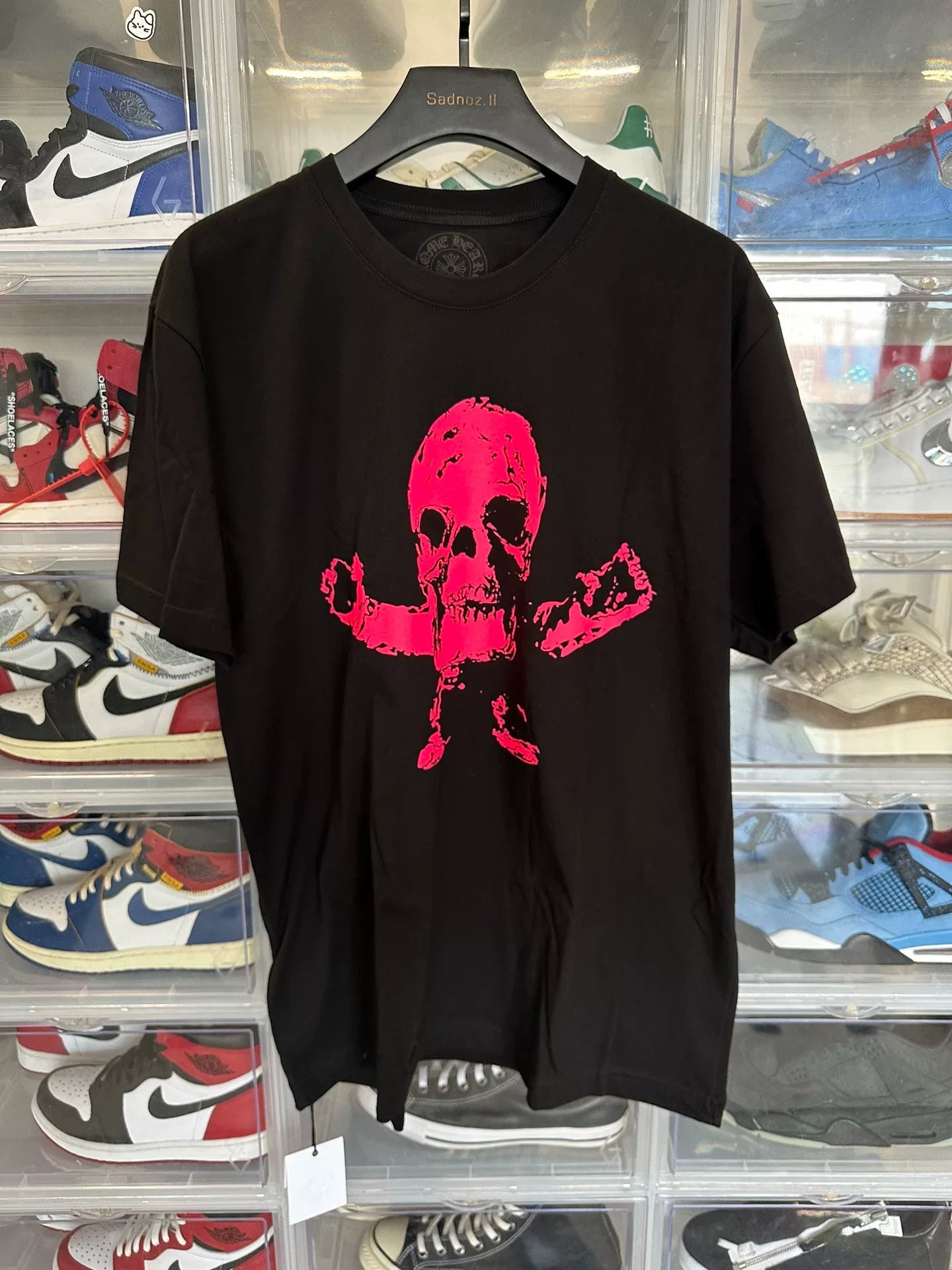 Chrome Hearts  Foti Skull Black Short Sleeve
