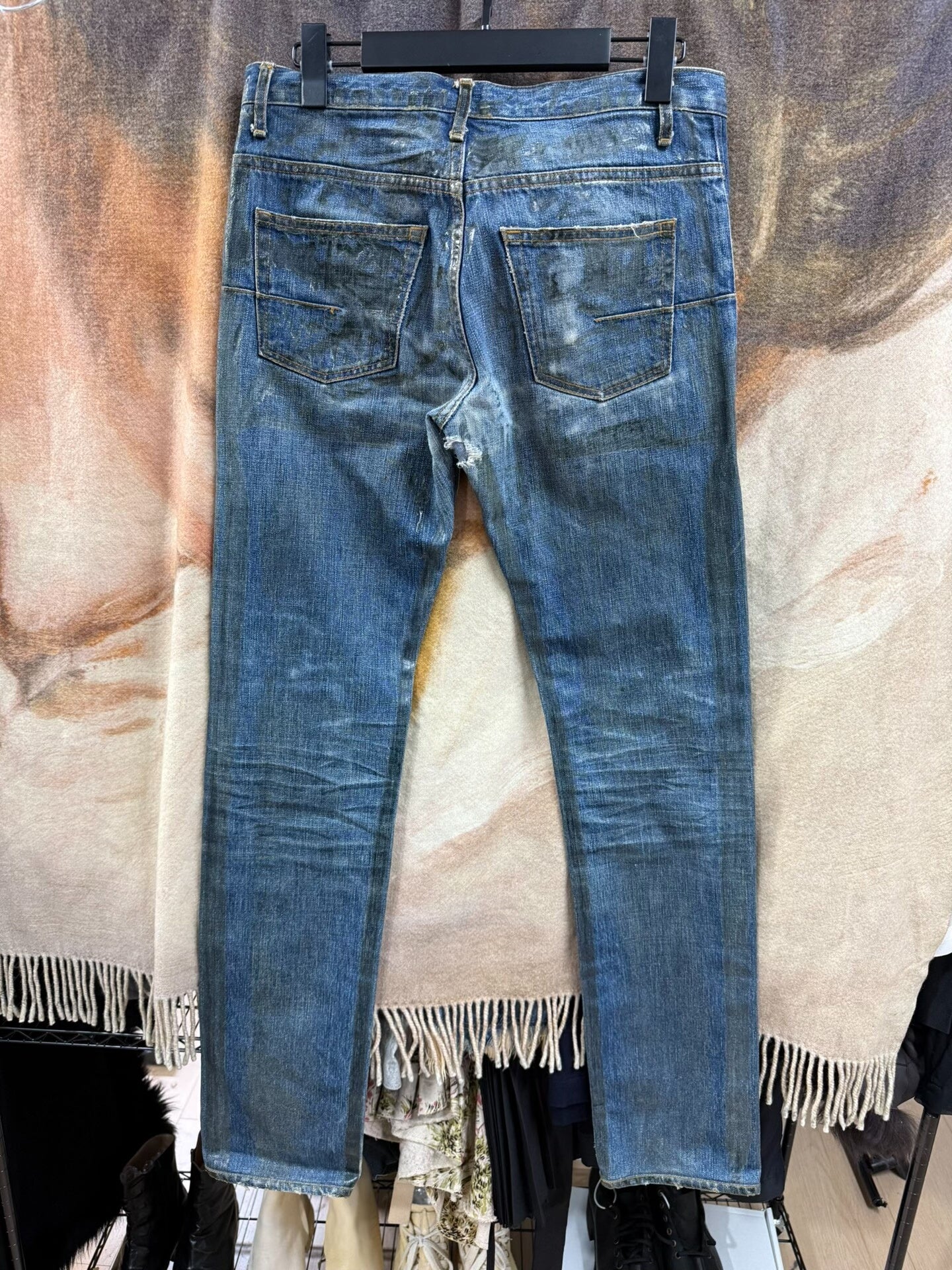 Dior Homme Waxed Denim Pants