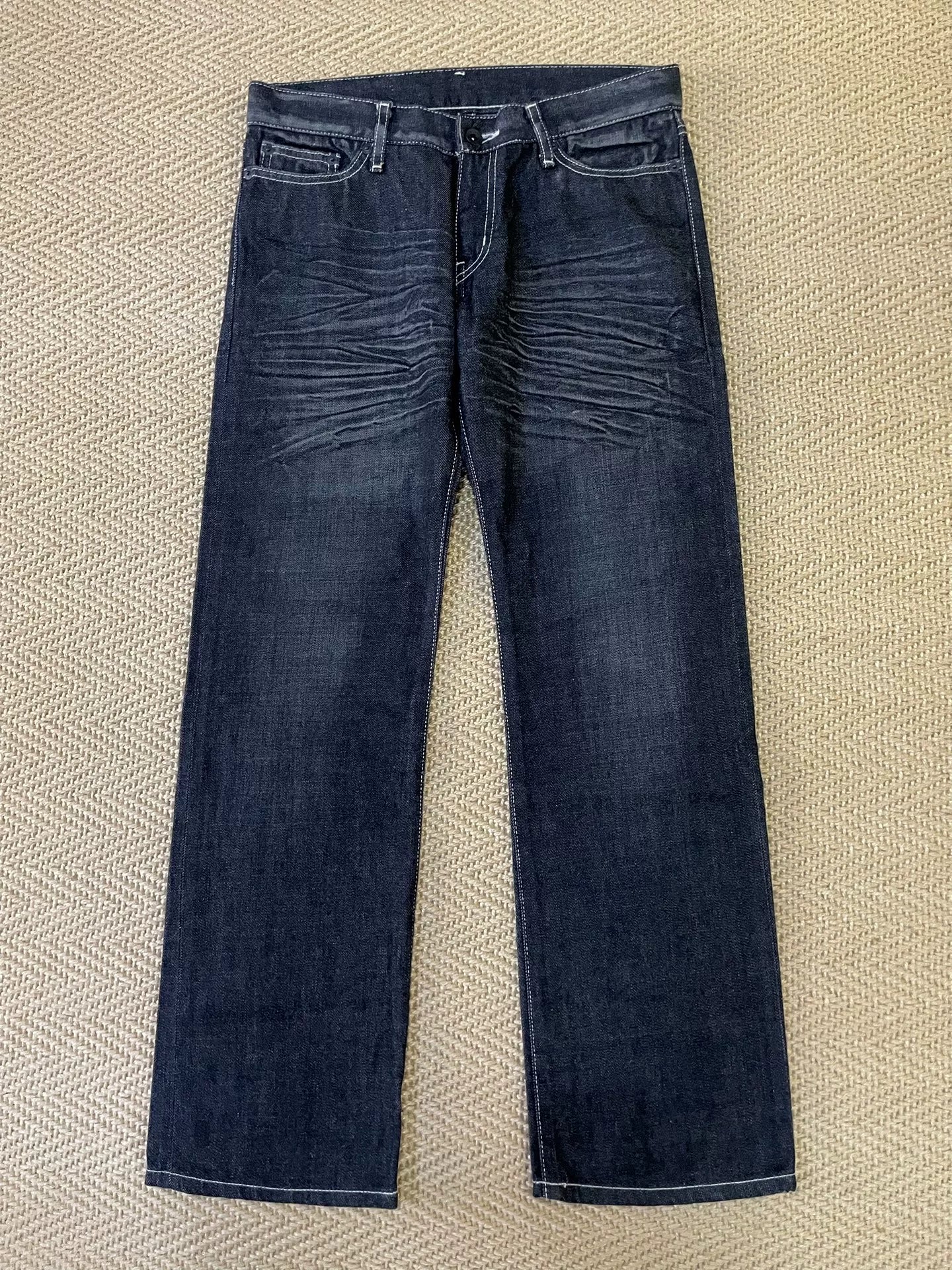 NEIGHBORHOOD 06EX Black Washed Jeans