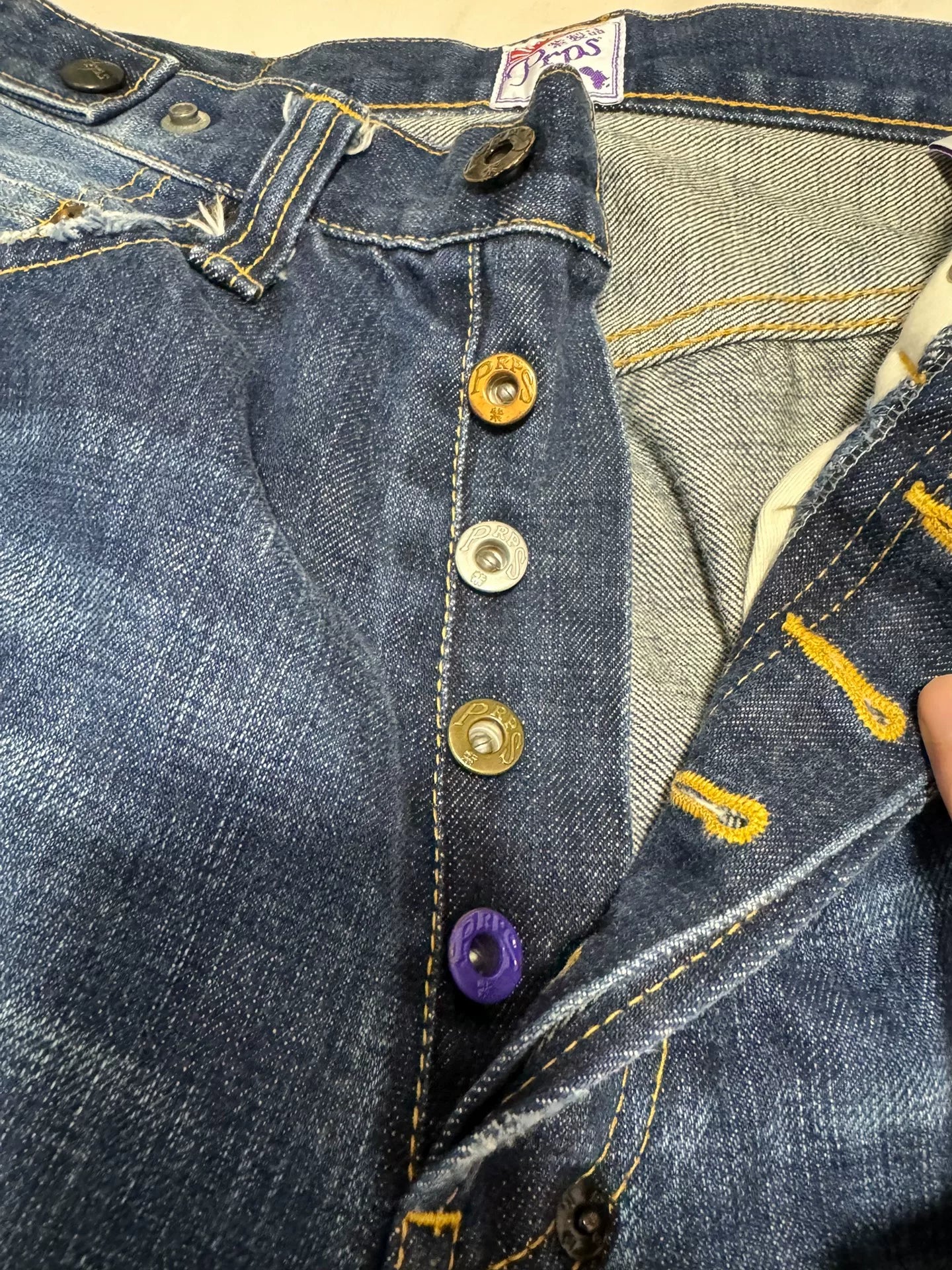PRPS Japan Washed Distressed Jeans