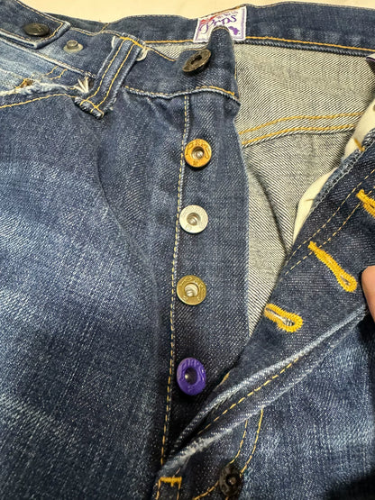 PRPS Japan Washed Distressed Jeans