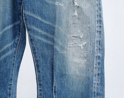visvim journeyman d27 damaged denim pants