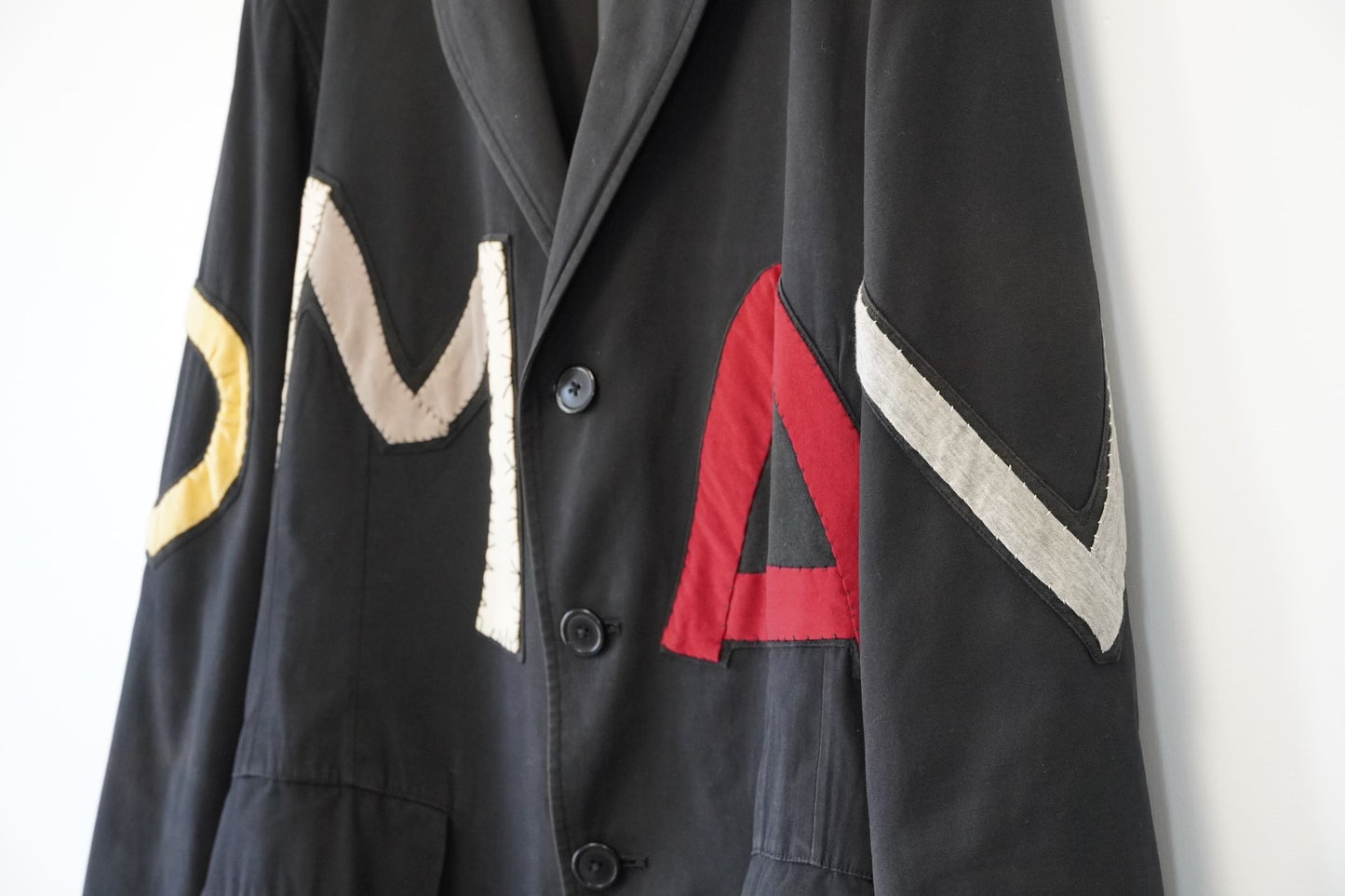 Yohji Yamamoto Letter Patch Jacket