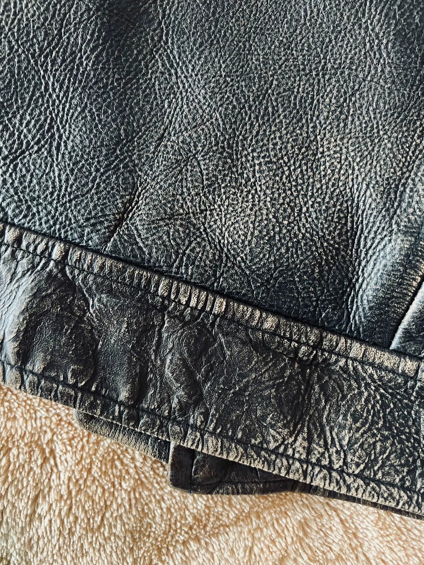 RRL Leather Safari Jacket