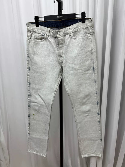 maison margiela x HM painted denim pants