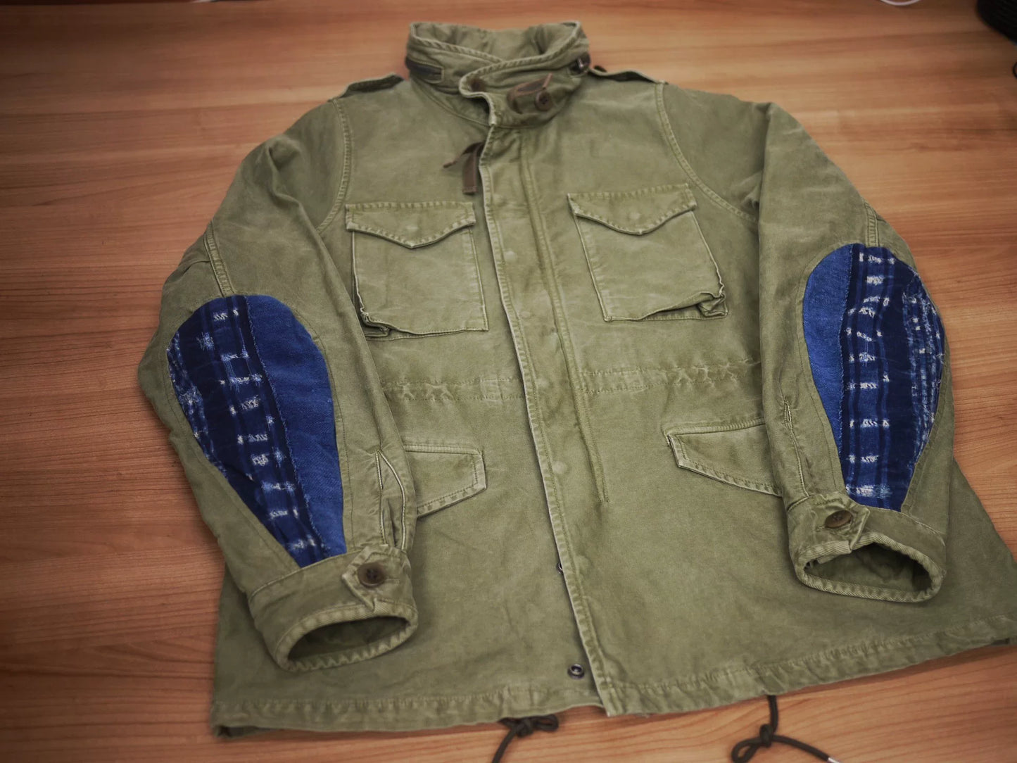 visvim ict bickle jacket in green