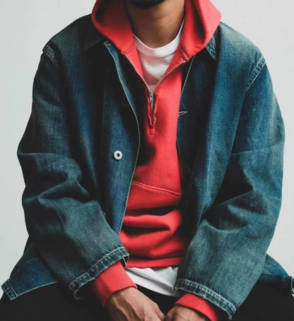 A.PRESSE Vintage Denim Jacket