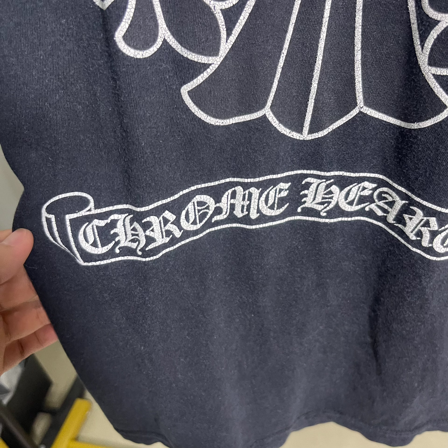 Chrome Hearts Black Long Sleeve Cross Print