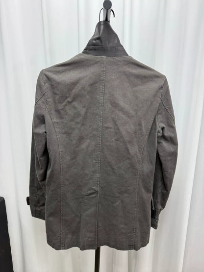 Backlash 拼皮水洗夹克 with Leather Details