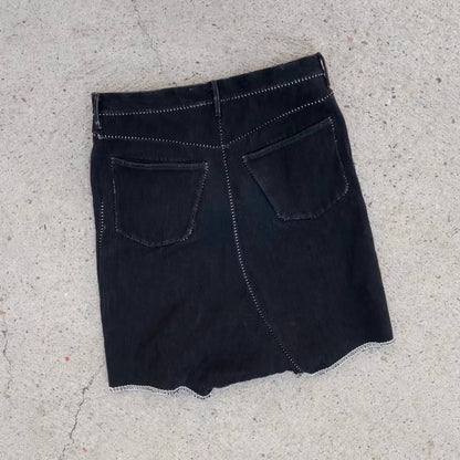 carol christian poell short denim shorts