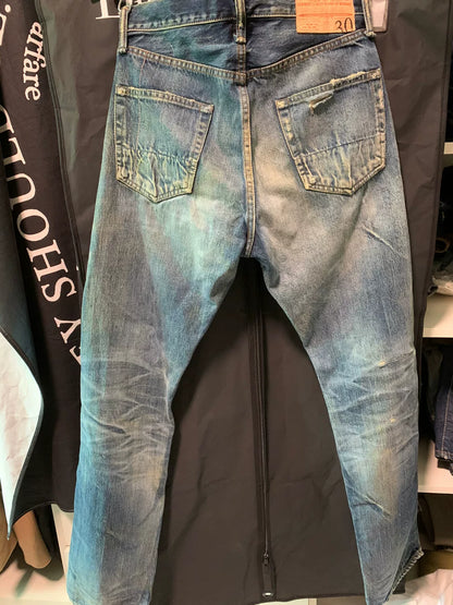 stylish raw denim slim fit jeans W30