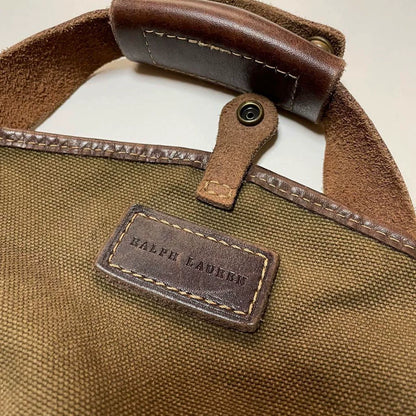 Ralph Lauren Military Style Boston Bag