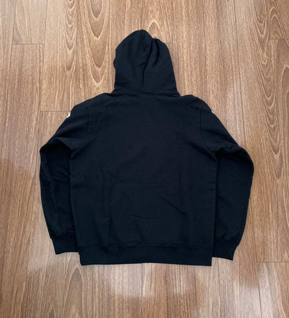 supreme sideline hooded sweatshirt black