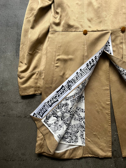 Number Nine 07SS Musical Note Coat