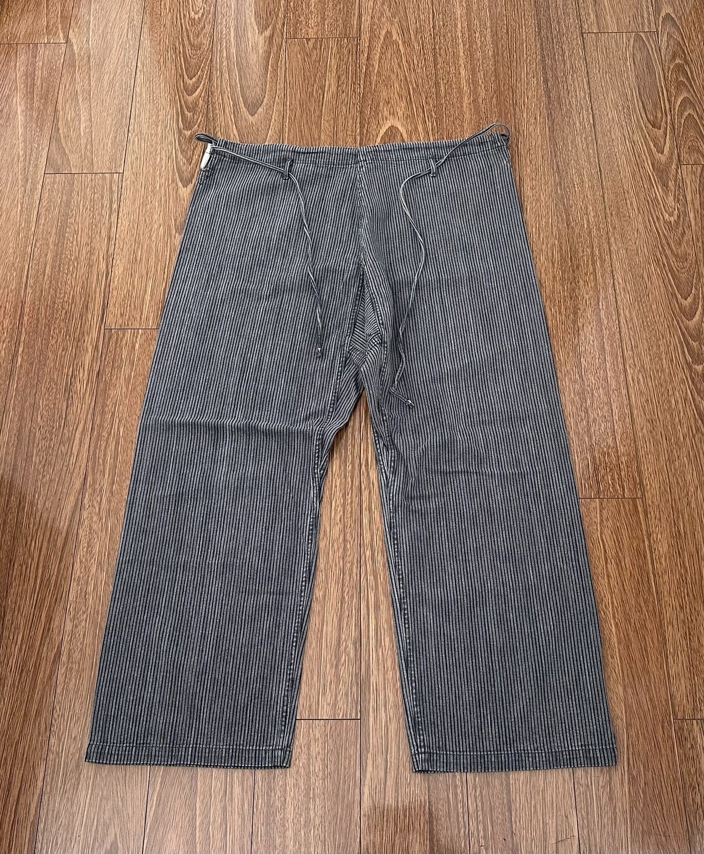 kapital vintage striped loose pants