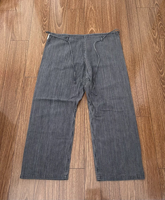 kapital vintage striped loose pants