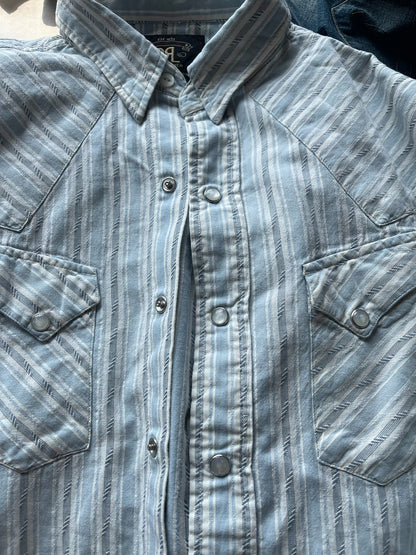 RRL Double RL Striped Western Shirt