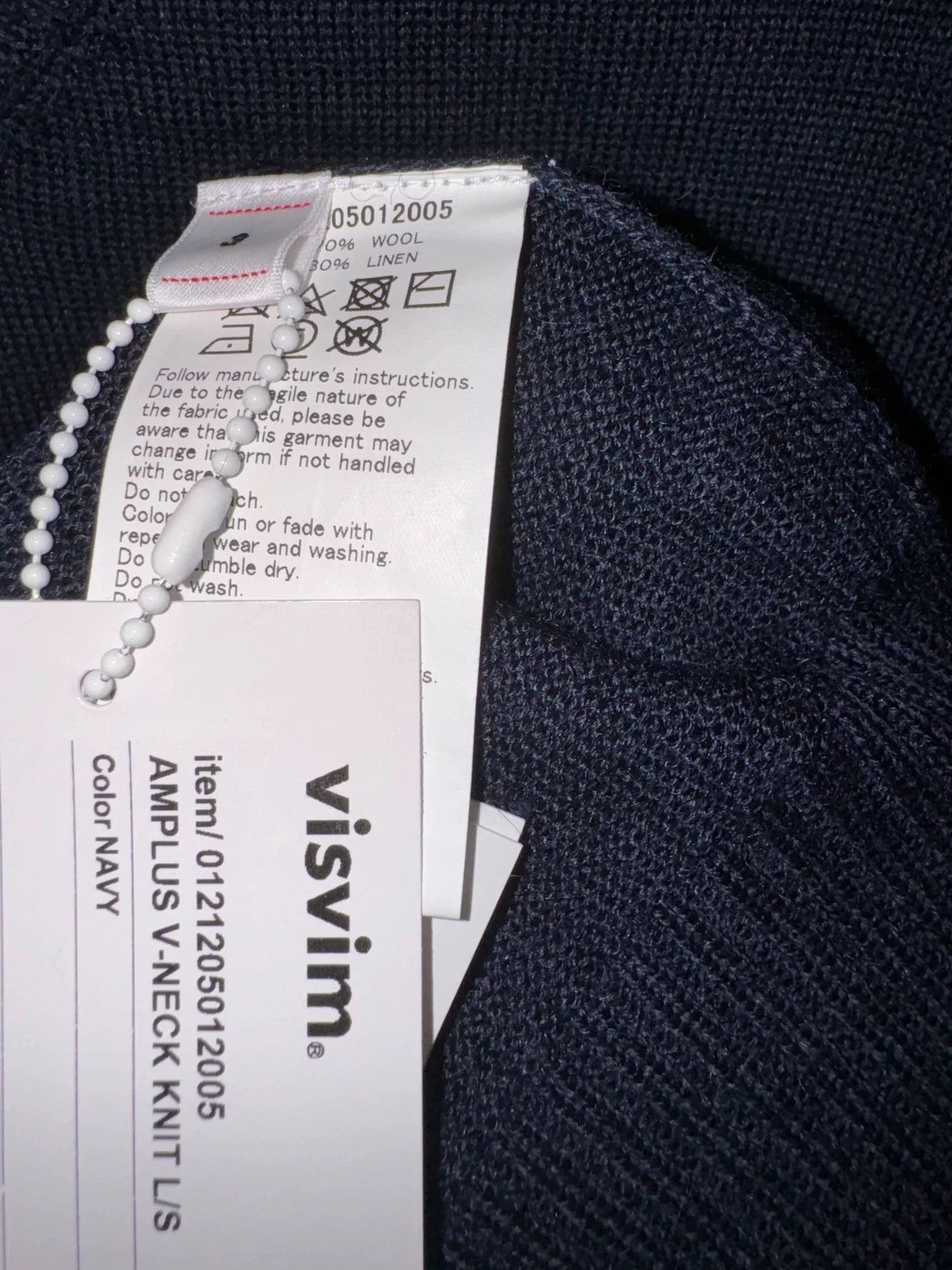 VISVIM AMPLUS V-Neck Knit Sweater