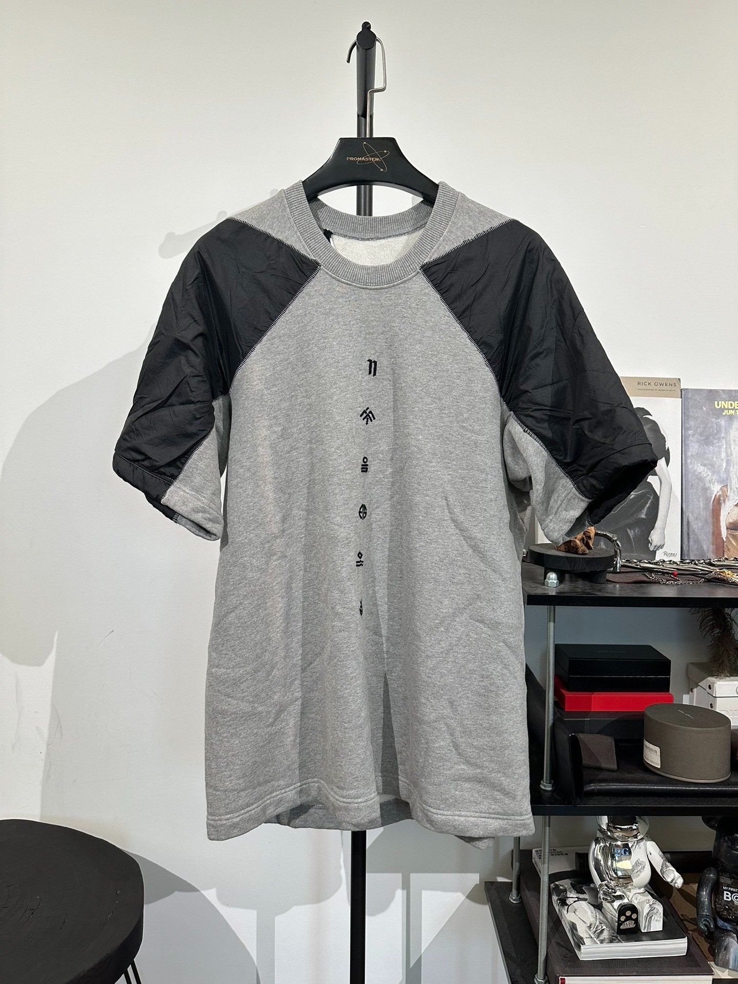 Boris Bidjan Saberi 11by bbs Nylon Patchwork Embroidered T-shirt