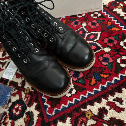 Visvim 7-Hole Black Boots Size 9