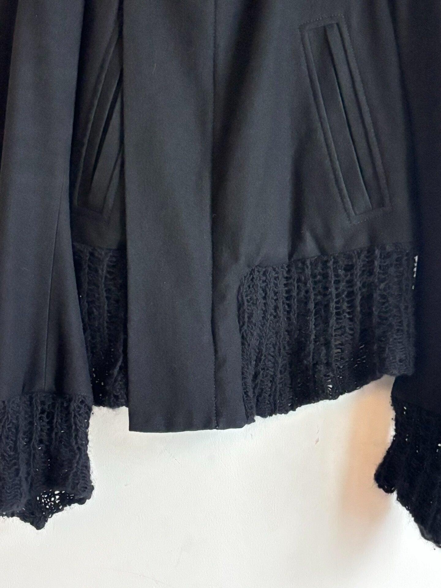 asymmetrical ninja jacket by ann demeulemeester