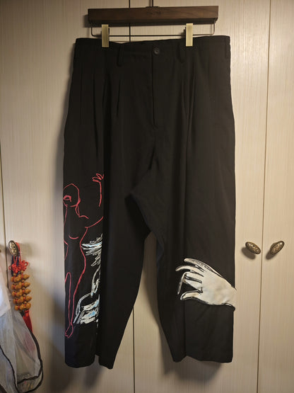 Yohji Yamamoto 22SS Asakura Ghost Hand Pants