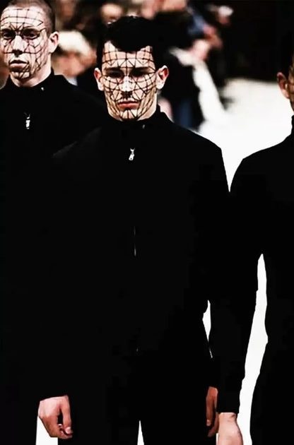 raf simons aw 1998 leather bomber jacket