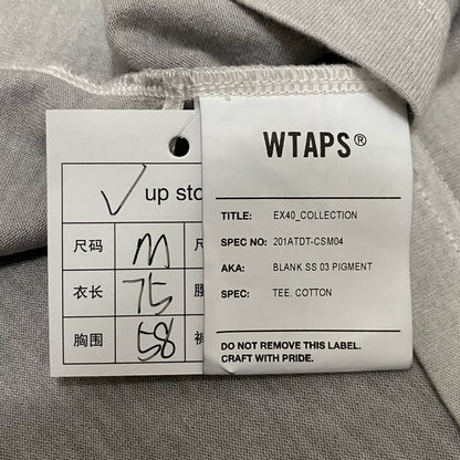 WTAPS 20SS BLANK Washed Pocket Tee