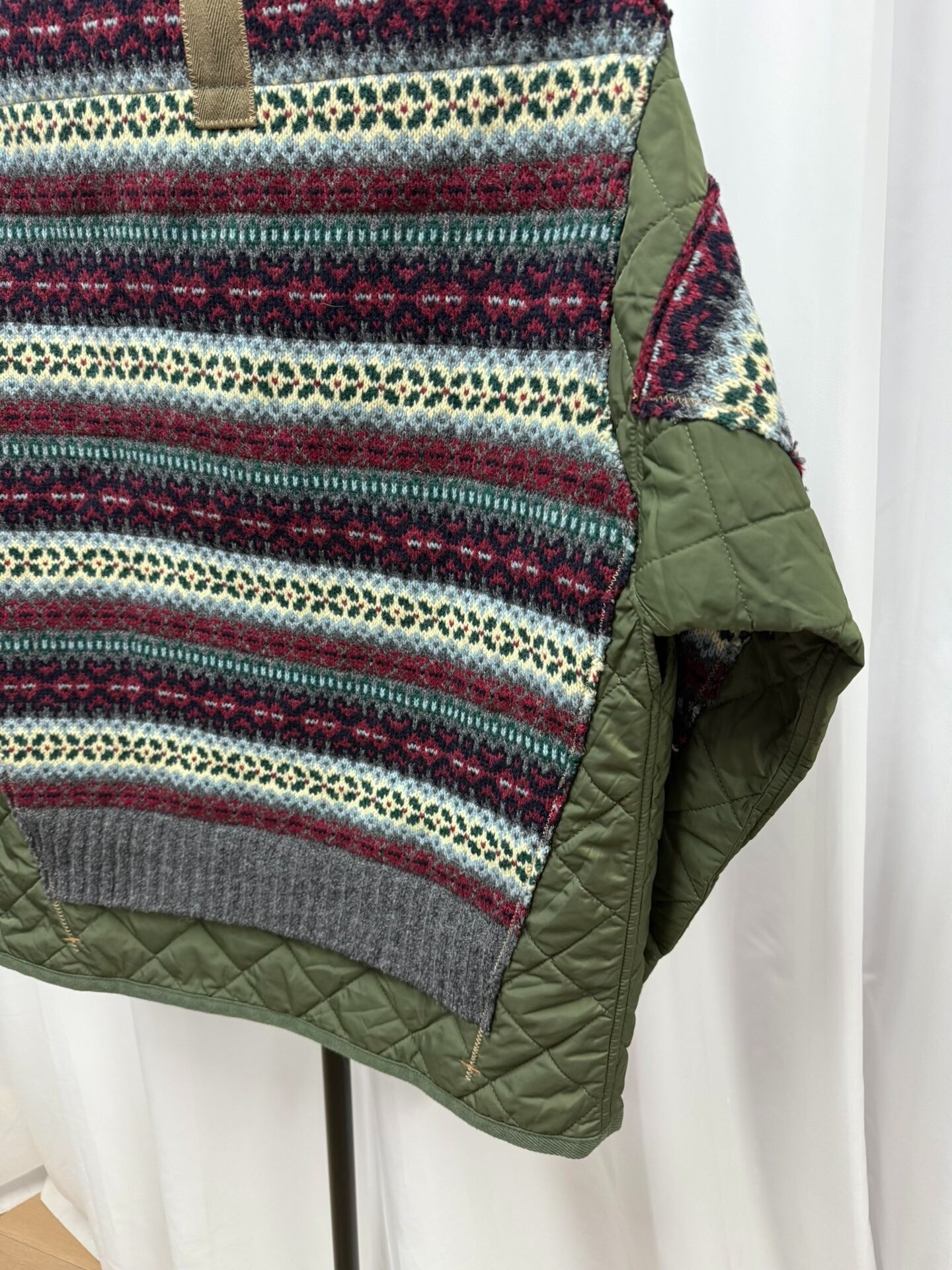 junya watanabe striped cotton jacket