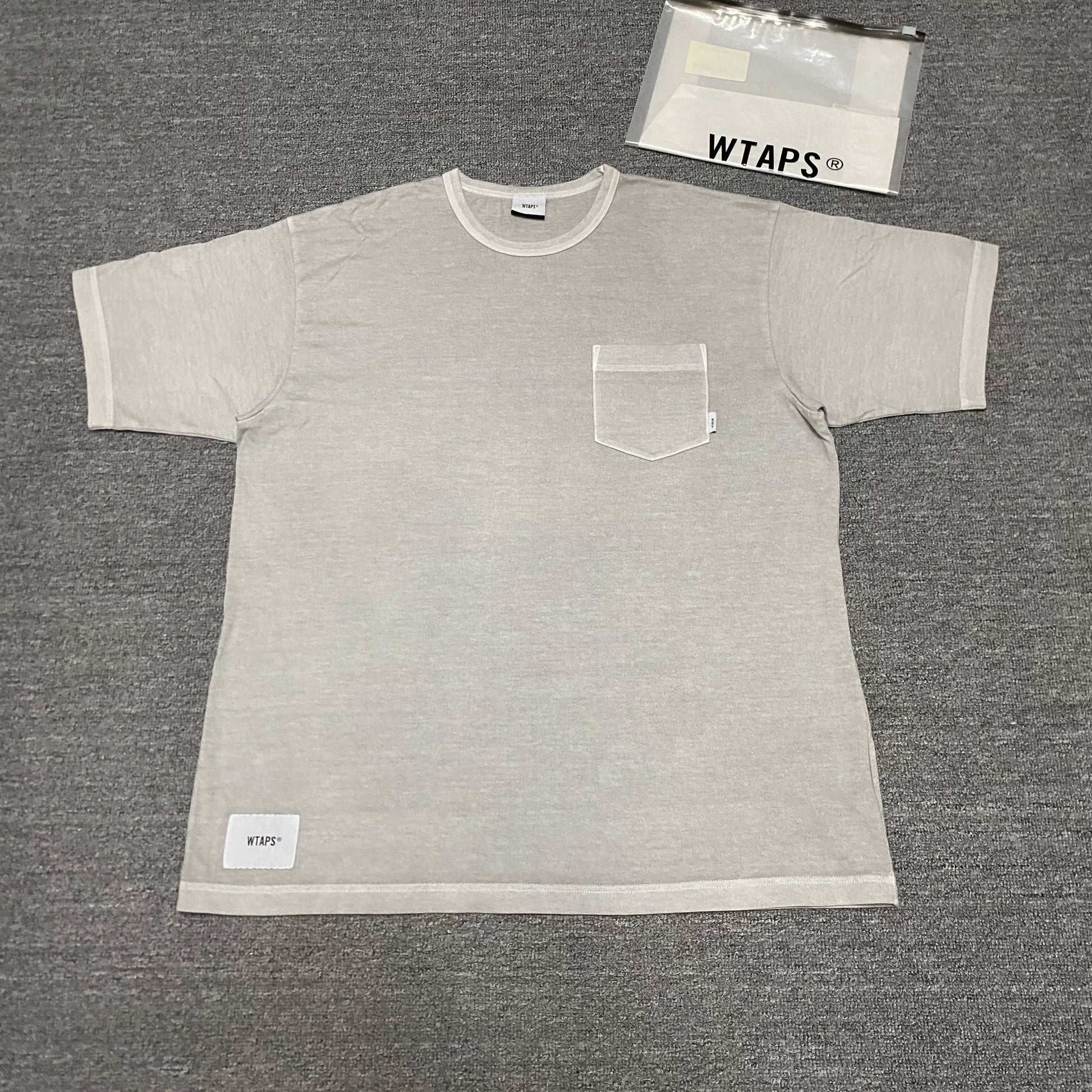 WTAPS 20SS BLANK Washed Pocket Tee