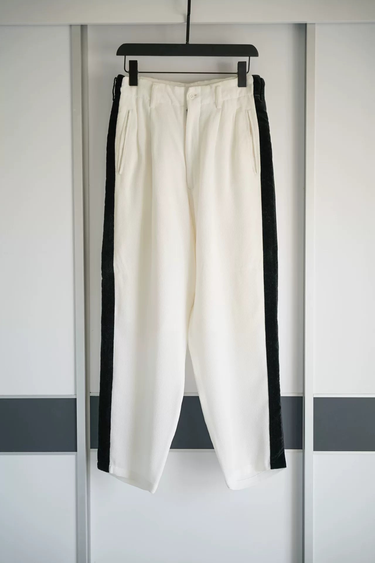 Yohji Yamamoto Velvet Patchwork Trousers