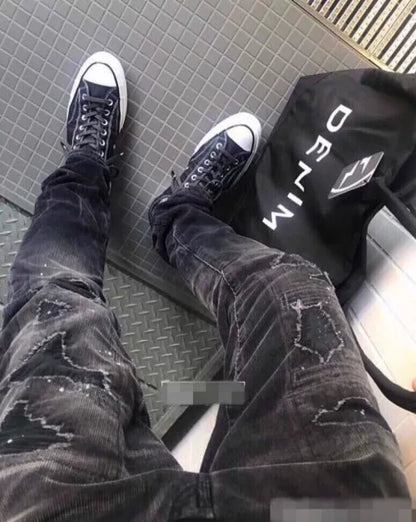 denim casual pants by vanquish & fragment