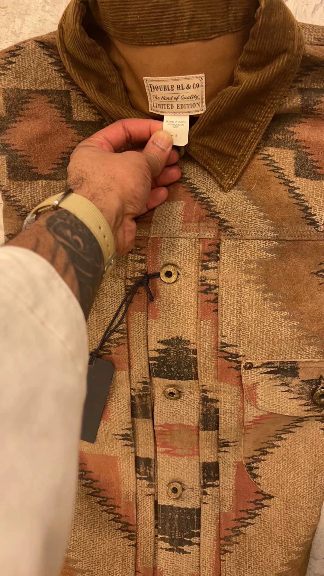 limited edition rrl leather jacket