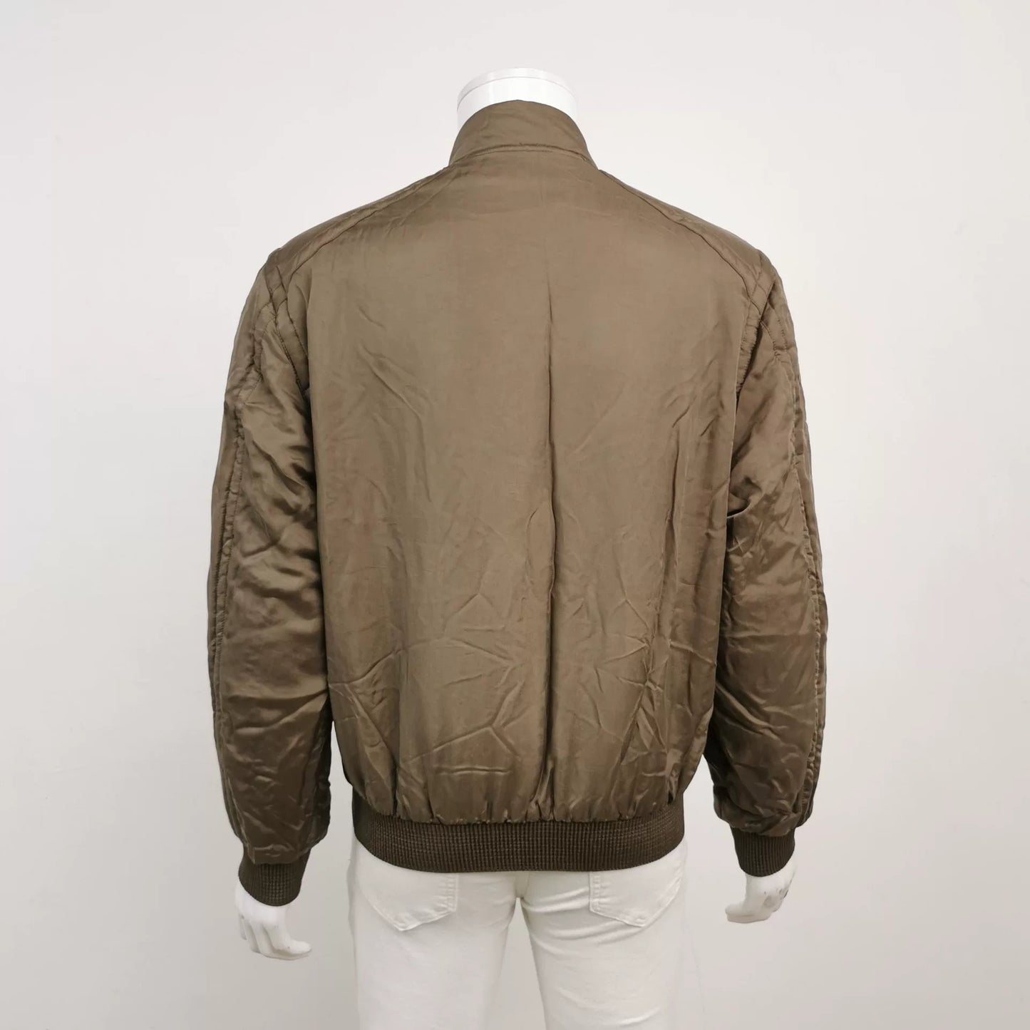 Saint Laurent Paris Brown Bomber Jacket