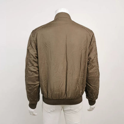 Saint Laurent Paris Brown Bomber Jacket